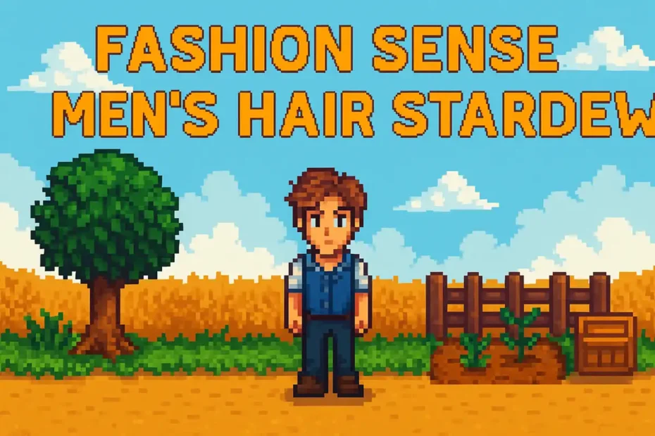 Fashion Sense Mens Hair Stardew