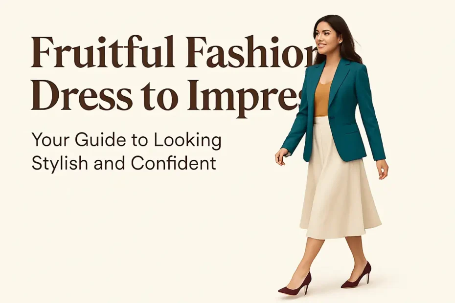Fruitful Fashion Dress to Impress