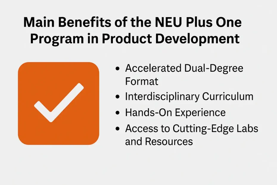 NEU Plus One program benefits.